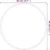 vidaXL Miroir mural noir Ø 40 cm Rond Voir les images du produit 5