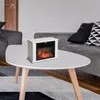 Elektrokamin 34x17x25cm Standkamin 1200W Flammeneffekt Produktbild-Vorschau 2