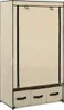 vidaXL Armoire Crème 87 x 49 x 159 cm Tissu Voir les images du produit 7