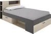 Bett mit Kopfteil, Stauraum & Schubladen - 120 x 190 cm - Produktbild-Vorschau 3