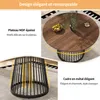 MODFU Table à manger ronde 80cm, table de cuisine avec Voir les images du produit 5