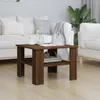 vidaXL Stolik kawowy brązowy dąb 60x60x42 cm materiał Podgląd zdjęcia produktu 7