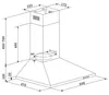 Hotte murale PKM 6091BH l x p 60 x 47,5 cm noir Voir les images du produit 2
