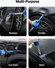 A collage of four images showing a multi-purpose dent puller tool being used on different parts of a car: bumper, fender, car door, and roof. Podgląd zdjęcia produktu
