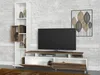 Skye Decor, Tulip- Tulip BSG, Weiß,,Nussbaumfarbe, Produktbild-Vorschau 3
