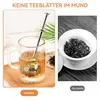 Tee-Ei für losen Tee, Edelstahl-Teesieb mit ausziehbarem Produktbild-Vorschau 4