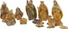 Krásné figurky do betléma 12 ks, cca 10 cm, K 038 Náhled obrázku produktu 2