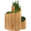 dobar Kräuterspirale Massivholz, Bausatz, ca. 250x1,6x68 cm Produktbild-Vorschau 1