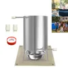 LZQ Zwembadverwarmer, vuurtong, set van 1, roestvrijstalen Productafbeelding-voorbeeld 1