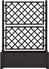vidaXL Sadzarka z kratką 100x43x142 cm PP antracytowa Podgląd zdjęcia produktu 4