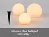 3er SET Solarkugeln Garten mit Fernbedienung, RGBW & Produktbild-Vorschau 7