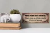 Holzschild Spruch 27x10cm man lebt nur einmal genug Produktbild-Vorschau 5