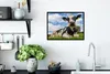 MuchoWow® MuchoWow® Gerahmtes Poster Kuh - Gras - Himmel Produktbild-Vorschau 3