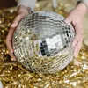 com-four® Discokugel - Spiegelkugel zum Aufhängen - Disco Produktbild-Vorschau 3