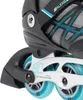 K2 Skates ALEXIS 80 ALU Inline Skates Damen  grau - cyan  Produktbild-Vorschau 5