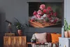 MuchoWow® Wandteppich Wandbehang Rosen - Stilleben - Rosa Produktbild-Vorschau 6