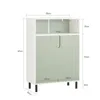 SoBuy BZR138-GR Badkommode Badezimmerschrank Midischrank Produktbild-Vorschau 4
