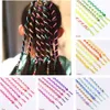 6 Haar Spiralen Flechten Braider Bunt mit Strass Pink Produktbild-Vorschau 2