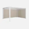 sweeek - Pergola mit Lamellendach Palace 3x4m mit Markise Produktbild-Vorschau 1