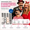 36 barbes autocollantes avec différentes moustaches, barbes Voir les images du produit 3