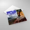 Bilder auf glas - Abstraktion Umwelt Erde - 40x40cm - Produktbild-Vorschau 2