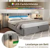 MODFU Letto imbottito, Letto matrimoniale, Letto per Anteprima dell’immagine prodotto 3