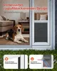 VEVOR Hundeklappe für Glasschiebetür, Hundetür Produktbild-Vorschau 4