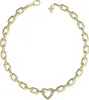 Damen Gold Guess Herz Halskette 46cm Produktbild-Vorschau 1