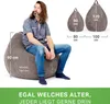 Green Bean® Indoor Sitzsack "Scoop" 90x110cm mit EPS Perlen Produktbild-Vorschau 4