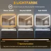 PESENXAN Badspiegel mit Beleuchtung 80x60cm, Led Spiegel Produktbild-Vorschau 4