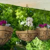 Set di 3 vasi sospesi Relaxdays, cesto in metallo e inserto Anteprima dell’immagine prodotto 5