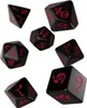 Q-Workshop Black & Red Classic RPG Dice Set Produktbild-Vorschau 4