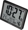A digital clock displaying time, date, temperature, and humidity. Produktbild-Vorschau
