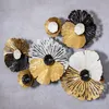 Metallbild 75x53cm Wandbild Blüte Metall Schwarz Gold Deko Produktbild-Vorschau 3