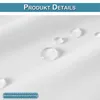 Close-up of water droplets on a white fabric surface, highlighting its water-repellent feature. Náhled obrázku produktu