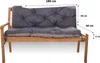 Poduška na záhradné lavice 180x60x50cm  tmavomodrá | Náhľad obrázku produktu 4