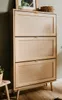 Finori Schuhschrank Bali 49A Sonoma-Eiche und Raffia-Druck Produktbild-Vorschau 19