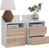 Nachttisch Vicco Monty Weiß/Sonoma 2er Set, Model 53172 Produktbild-Vorschau 5