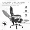 Vinsetto Fauteuil de bureau ergonomique, chaise de bureau Voir les images du produit 4