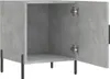 vidaXL Nachttisch Betongrau 40x40x50 cm Holzwerkstoff Produktbild-Vorschau 5