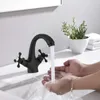 Dvouručková koupelnová baterie Černá Náhled obrázku produktu 2