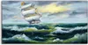 Coloray Canvas 100x50  Wandbild Leinwand Bilder Wellen Produktbild-Vorschau 1