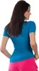 Damen T-Shirt Viskose Stretch – Slim Fit, Kurzarm, Produktbild-Vorschau 4