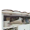 Insektenhotel aus Holz mit Flachdach, Tannenzapfen- und Produktbild-Vorschau 3