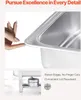 SucceBuy 8 Qt 4er-Pack rechteckiges Chafing Dish Buffet-Set Produktbild-Vorschau 3
