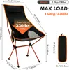 Campingstuhl mit Kopfstütze - bis 150 kg - tragbarer Produktbild-Vorschau 6