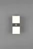 A wall-mounted LED light fixture with a motion sensor. Anteprima dell’immagine prodotto