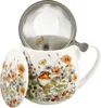 Becher 430 ml WILD BIRD mit Teesieb, Porzellan Produktbild-Vorschau 3