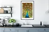 MuchoWow® Gerahmtes Poster Pfau - Vogel - Blau 60x90 cm - Produktbild-Vorschau 4