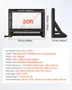 Diagram and specifications for an inflatable movie screen. Náhľad obrázku produktu
